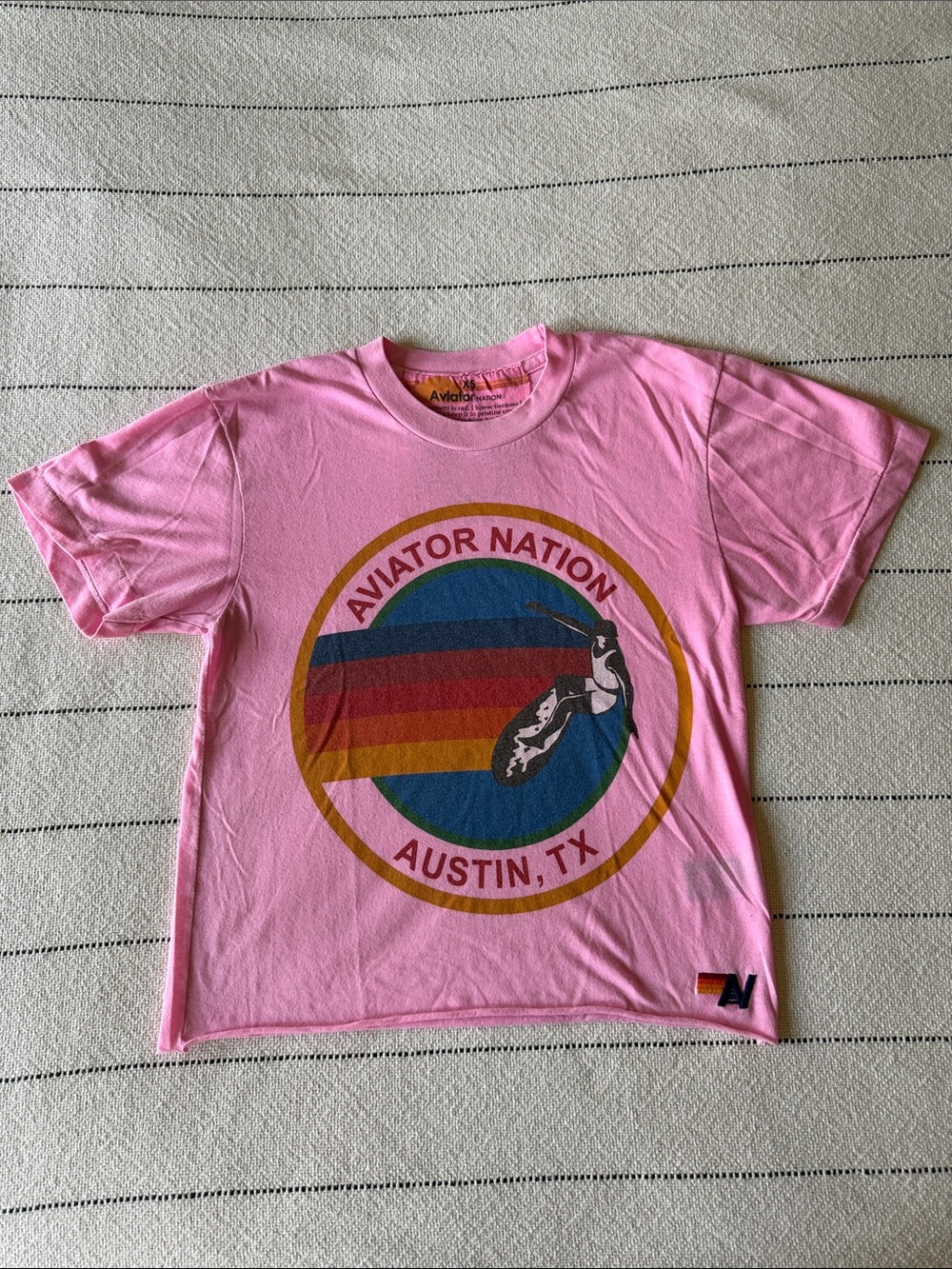 Bundle of 6 Aviator Nation Boyfriend Tees size XS - Picture 2 of 16